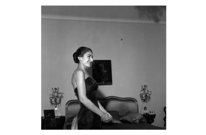 Maria Callas la Milano în 1957
