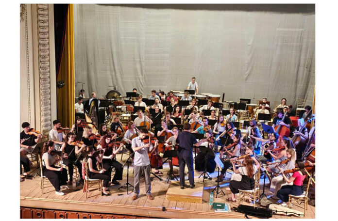 Imagine din concertul de deschidere al Festivalului Internațional „Enescu și muzica lumii”