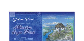 Știri: Vernisajul expoziției de pictură „Albastru de pe Prut” (28 noiembrie 2024, București) expo galina vieru (1)