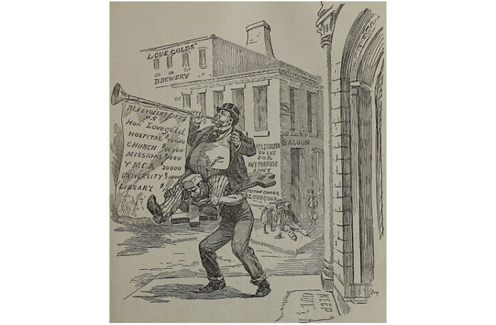 Caricatură, Chicago, 1902
