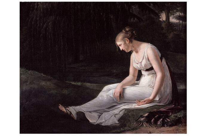 Constance Marie Charpentier (1767–1849), pictoriță franceză, „Melancolie”, 1801 Constance Marie Charpentier (1767–1849), pictoriță franceză, „Melancolie”, 1801