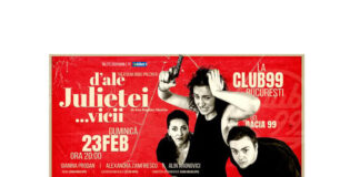 Știri: „D’ale Julietei… vicii” de Ion Bogdan Martin la Club 99 (23 februarie 2025, București) d ale julietei i b martin