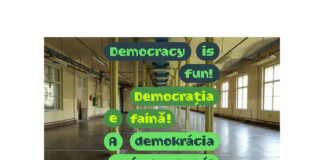 Știri: „Democrația e faină! A demokrácia szórakoztató! Democracy is Fun!” (26 august–30 septembrie 2025, Sfântu Gheorghe) democracy sf gheorghe (1)
