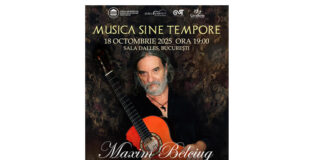 Știri: Chitaristul Maxim Belciug concertează la Sala Dalles, în deschiderea seriei de recitaluri Musica Sine Tempore (18 octombrie 2025, București) maxim belciug chitara (1)
