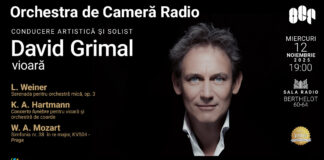 Comunicat de presă: David Grimal prezintă Simfonia nr. 38, „Praga” de Mozart, la Sala Radio(12 noiembrie 2025)