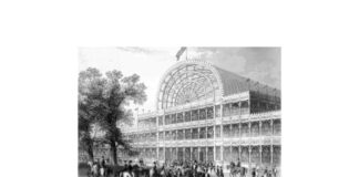Palatul de cristal Fațada primului Crystal Palace