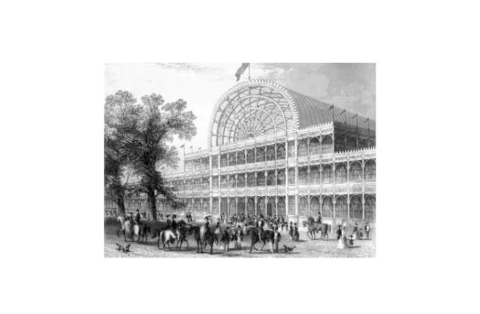 Fațada primului Crystal Palace