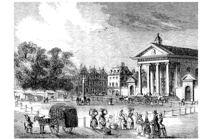 Petru Cunningham (1816–1869), Covent Garden în timpul domniei lui Carol al II-lea, 1852