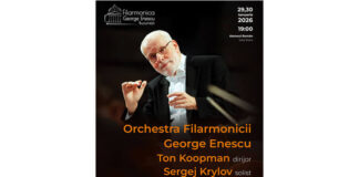 Știri: Renumitul dirijor Ton Koopman, pentru prima dată la pupitrul Orchestrei Filarmonicii „George Enescu” din București în concertele simfonice din 29 și 30 ianuarie 2026 concert filarmonica g enescu (1)