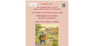 Știri: Lansarea volumului „Povești cu Țuchi” de Elena Stoican, Editura Leviathan (22 ianuarie 2026, București) lansare povesti cu tuchi elena stoican ed leviathan (1)