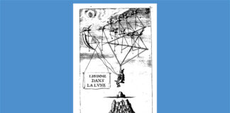 „Realitate, ficțiune și drumul către poveste” de Ionuț Cristache Francisc Godwin, ilustrație pentru „Omul pe lună”, 1648