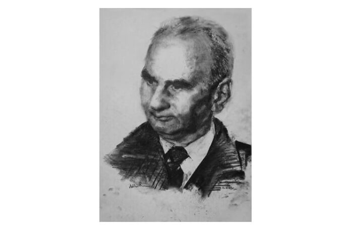 Geo Bogza, portret de Adina Romanescu, 2022 Geo Bogza, portret de Adina Romanescu, 2022