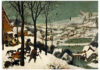 Pieter Bruegel cel Bătrân, „Vânători în zăpadă”, 1565