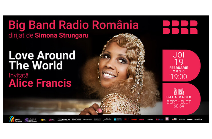 Știri: „Love Around the World”: Alice Francis și Big Band-ul Radio România (19 februarie 2026) alice francis (1)