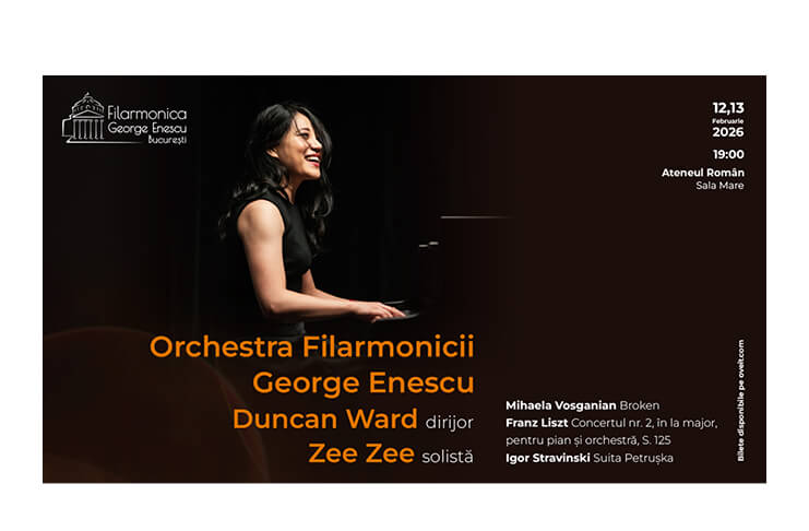 Știri: Pianista Zee Zee și dirijorul Duncan Ward, protagoniștii concertelor simfonice ale Filarmonicii „George Enescu” (12 și 13 februarie 2026, București) concert fil buc (1)