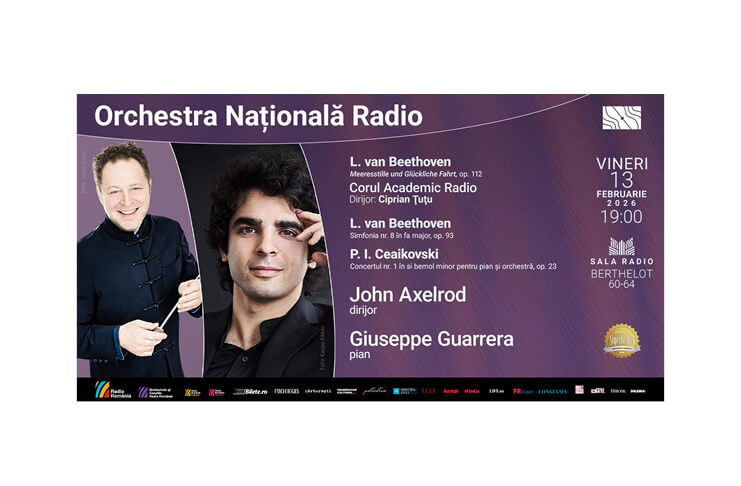 Știri: Multipremiat internațional, pianistul italian Giuseppe Guarrera cântă Ceaikovski la Sala Radio (13 februarie 2026) concert radio (1)
