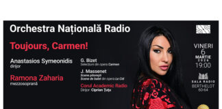 Știri: „Toujours, Carmen!”, un concert „incendiar” cu mezzosoprana Ramona Zaharia, la Sala Radio (6 martie 2026, București) carmen bizet (1)