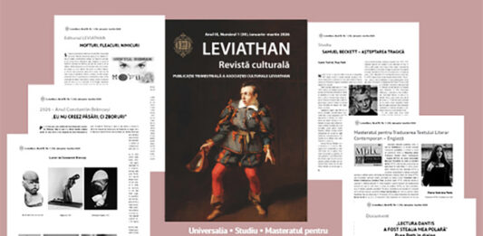 A apărut ediția tipărită a numărului 1 (30), ianuarie–martie 2026 al revistei culturale trimestriale „Leviathan” revista leviathan nr 1_30_ ian_martie 2026 ed tiparita