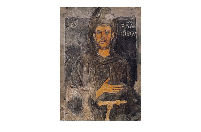 Cel mai vechi portret al Sf. Francisc de Assisi, pictură murală din sanctuarul Sacro Speco, Subiaco, Italia Cel mai vechi portret al Sf. Francisc de Assisi, pictură murală din sanctuarul Sacro Speco, Subiaco, Italia
