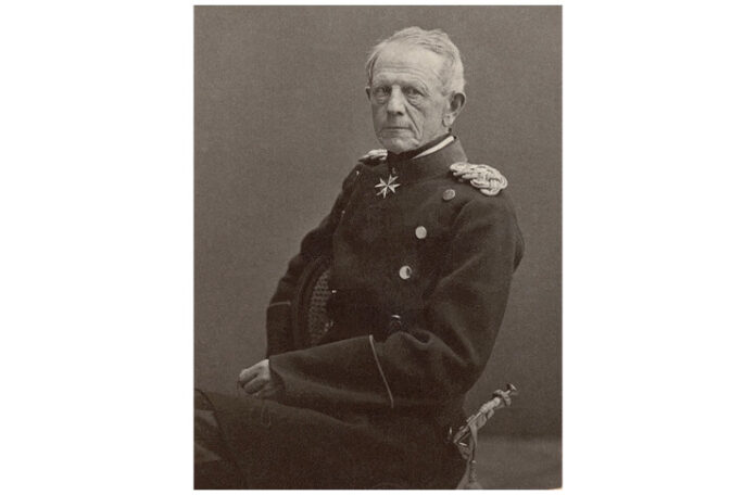 Helmuth Karl Bernhard Graf von Moltke. Fotografie de Carl Günther, anii 1870