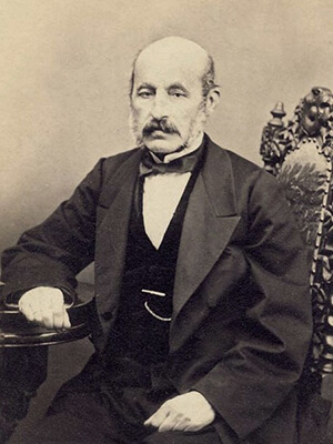 Petrache Poenaru, fotografie de Carol Popp de Szathmáry, anii 1860
