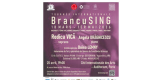 Știri: Turneul internațional BrancuSING la Cité Internationale des Arts din Paris (20 aprilie 2026) brancusing paris (1)