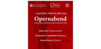 Știri: Avanpremieră Bucharest Opera Festival 2026 la Viena recital viena 2026