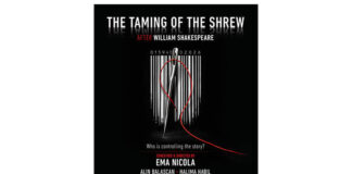 Știri: „Îmblânzirea scorpiei”, cu actori româno-britanici, prezentat de Ziua Shakespeare la ICR Londra și în cadrul York International Shakespeare Festival (23, 25 aprilie 2026) taming of the shrew london (1)