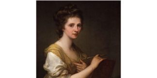 Angelica Kauffmann (1741–1807), pictoriță elvețiană, „Autoportret”, între 1770 și 1775