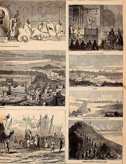 Pelerinaj la Mecca, în ”Harpers Weekly”, 1867