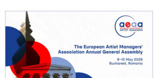 Știri: De Ziua Europei, Bucureștiul devine centrul managementului artistic internațional: pentru prima dată în istorie, Adunarea Generală a Asociației Europene a Managerilor de Artiști are loc în România (8–10 mai 2026) artexim aeaa