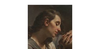 Poeme de Ani Bradea, traduse în limba engleză de Andreea Pintilie Gaetano Gandolfi (1734–1802), pictor italian, „Studiu de femeie contemplând un craniu”, după 1782
