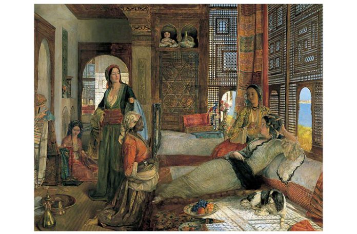 John Frederick Lewis (1804–1876), pictor englez, „Haremul”, 1876
