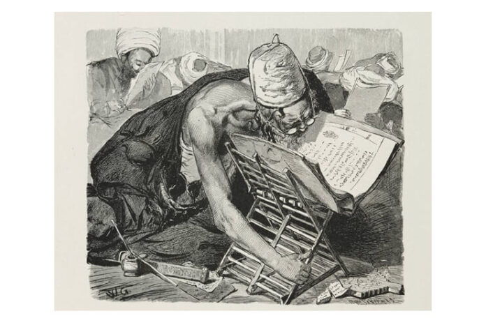 Un om învățat absorbit de Coran, 1878