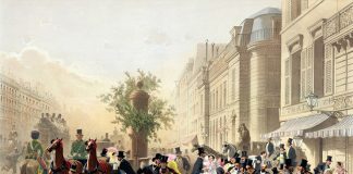 Eugène von Guérard (1821–1866), „Café Tortoni”, Paris, 1856