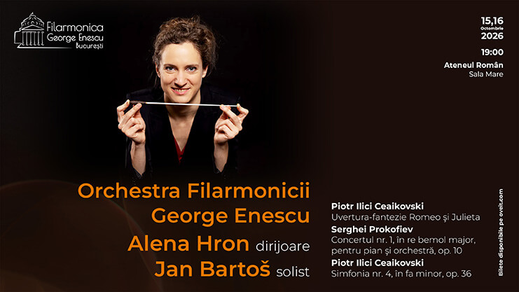 Știri: Orchestra Filarmonicii „George Enescu”, sub bagheta dirijoarei Alena Hron, în două concerte sold-out la Ateneul Român, pe 15 și 16 octombrie 2026 Afis_FGE_Concert simfonic_15-16 oct_Landscape (1)