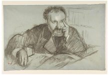 „Mici gânduri de octombrie (2)” de Ionuț Cristache Edgar Degas (1834–1917), Edmond Duranty, desen, 1879 . Licență: Creative Commons
