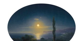 Poeme (1) de Rodica Dascălu, versiune în limba engleză de Andreea Pintilie Ivan Aivazovski (1817–1900), pictor rus, „Coasta Crimeii la lumina lunii”, 1853