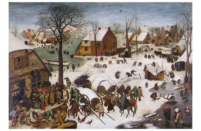 Pieter Bruegel cel Bătrân (1526/1530–1569), „Recensământul din Bethleem”, 1566