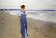 William Henry Margetson (1861–1940), pictor englez, „Țărmul mării”, 1900