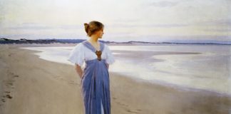 William Henry Margetson (1861–1940), pictor englez, „Țărmul mării”, 1900