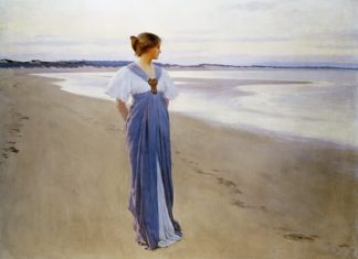 William Henry Margetson (1861–1940), pictor englez, „Țărmul mării”, 1900