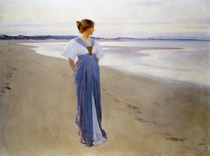 William Henry Margetson (1861–1940), pictor englez, „Țărmul mării”, 1900
