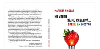 „Nu vreau să fiu creativă… dar nu am încotro” de Mariana Nicolae, la Editura Leviathan mariana nicolae nu vreau sa fiu creativa editura leviathan 2026