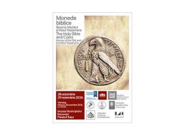 Știri: Expoziția „Monede biblice – Banii în Vechiul și Noul Testament” (28 octombrie–29 noiembrie 2026, Palatul Suțu, București) monede biblice mmb (1)
