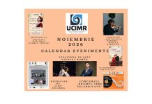 Știri: Uniunea de Creație Interpretativă a Muzicienilor din România (UCIMR) propune pentru luna noiembrie 2026 câteva evenimente la care este organizatoare sau parteneră ucimr nov 2026 (1)